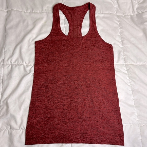 LULULEMON Swiftly Tech Racerback 2.0 in Cassis Chianti Sz. 6 - Picture 7 of 10